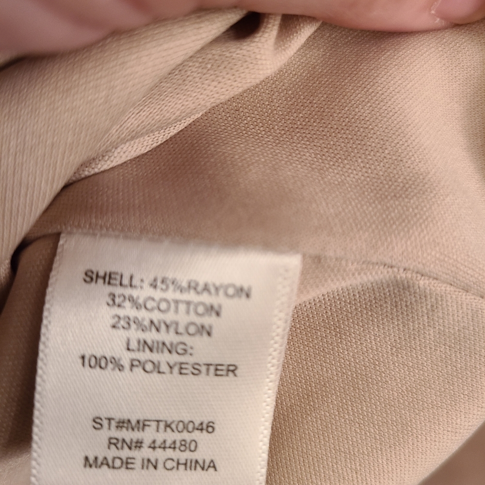 Love,fire blouse size S cream/tan - Picture 5 of 13